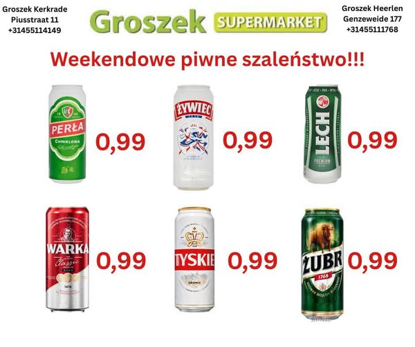 Polskie piwo, koud uit de koeling